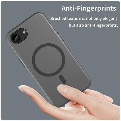 For iPhone SE (2024) Case Compatible with MagSafe TPU + PC Slim Matte Translucent Phone Cover