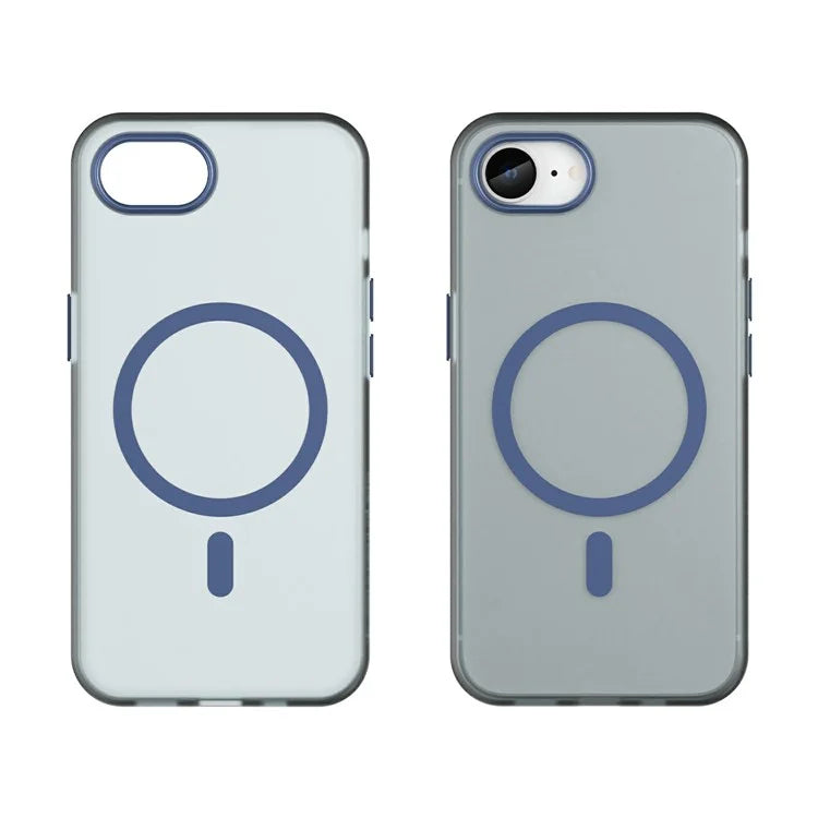 For iPhone SE (2024) Case Compatible with MagSafe TPU + PC Slim Matte Translucent Phone Cover