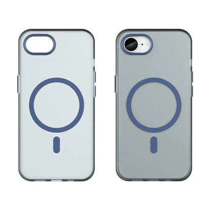 For iPhone SE (2024) Case Compatible with MagSafe TPU + PC Slim Matte Translucent Phone Cover