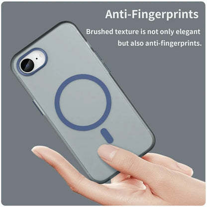 For iPhone SE (2024) Case Compatible with MagSafe TPU + PC Slim Matte Translucent Phone Cover