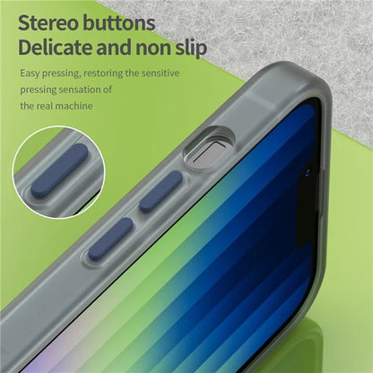 For iPhone SE (2024) Case Compatible with MagSafe TPU + PC Slim Matte Translucent Phone Cover