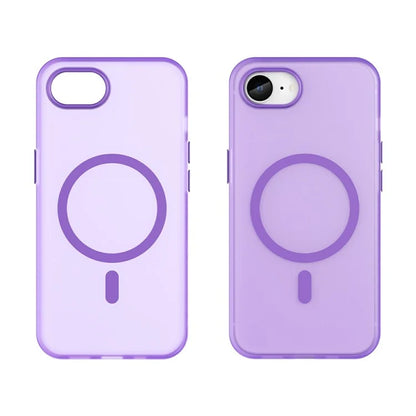 For iPhone SE (2024) Case Compatible with MagSafe TPU + PC Slim Matte Translucent Phone Cover