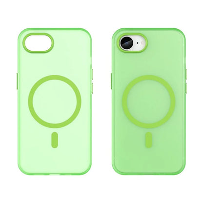 For iPhone SE (2024) Case Compatible with MagSafe TPU + PC Slim Matte Translucent Phone Cover