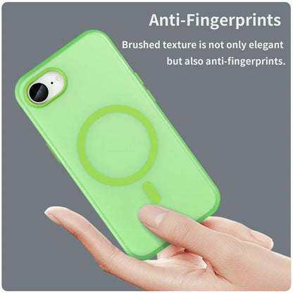 For iPhone SE (2024) Case Compatible with MagSafe TPU + PC Slim Matte Translucent Phone Cover