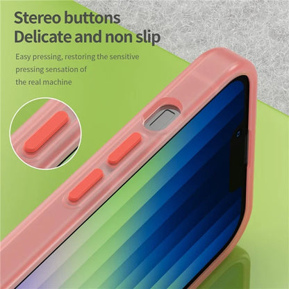 For iPhone SE (2024) Case Compatible with MagSafe TPU + PC Slim Matte Translucent Phone Cover