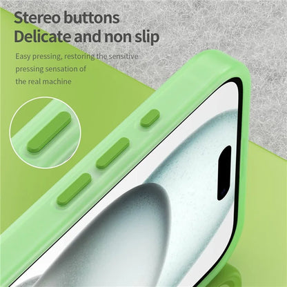 For iPhone 16 Plus Case Compatible with MagSafe TPU + PC Slim Matte Translucent Phone Cover