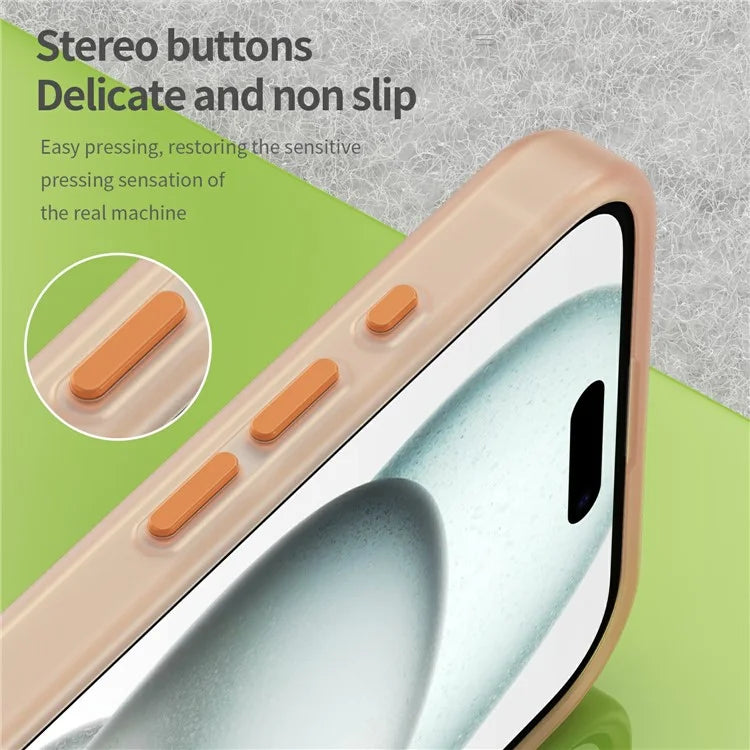 For iPhone 16 Plus Case Compatible with MagSafe TPU + PC Slim Matte Translucent Phone Cover