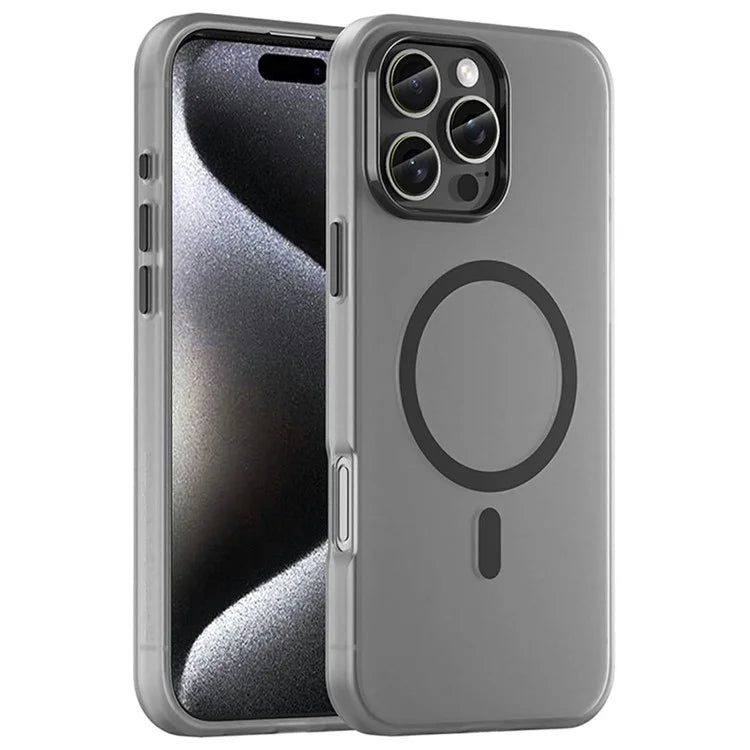 For iPhone 16 Pro Max Case Compatible with MagSafe TPU + PC Slim Matte Translucent Phone Cover