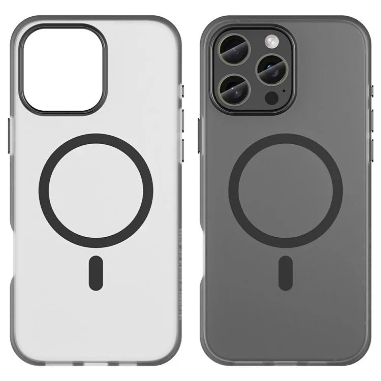 For iPhone 16 Pro Max Case Compatible with MagSafe TPU + PC Slim Matte Translucent Phone Cover