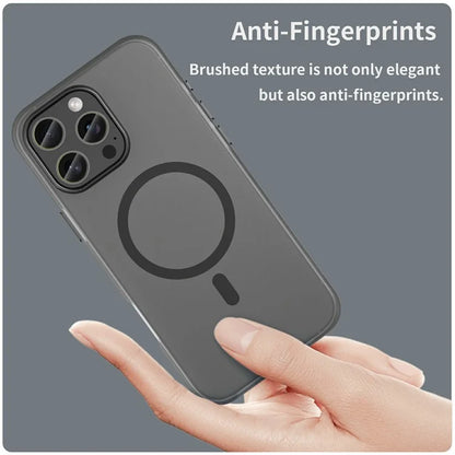 For iPhone 16 Pro Max Case Compatible with MagSafe TPU + PC Slim Matte Translucent Phone Cover