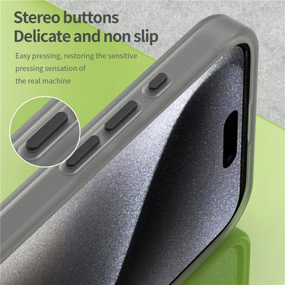 For iPhone 16 Pro Max Case Compatible with MagSafe TPU + PC Slim Matte Translucent Phone Cover