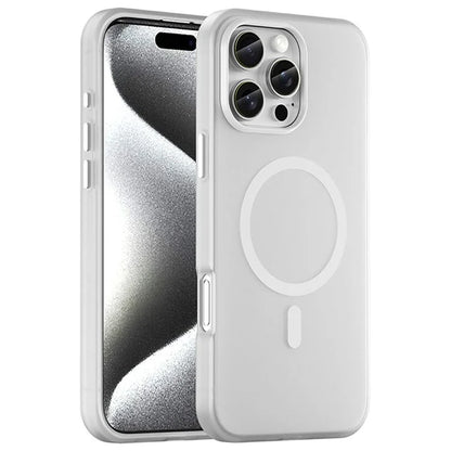 For iPhone 16 Pro Max Case Compatible with MagSafe TPU + PC Slim Matte Translucent Phone Cover