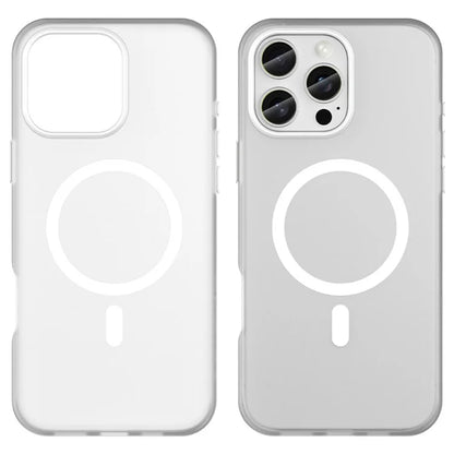 For iPhone 16 Pro Max Case Compatible with MagSafe TPU + PC Slim Matte Translucent Phone Cover