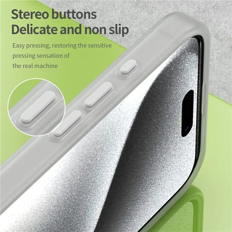 For iPhone 16 Pro Max Case Compatible with MagSafe TPU + PC Slim Matte Translucent Phone Cover