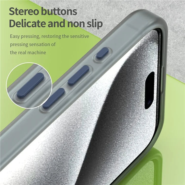 For iPhone 16 Pro Max Case Compatible with MagSafe TPU + PC Slim Matte Translucent Phone Cover
