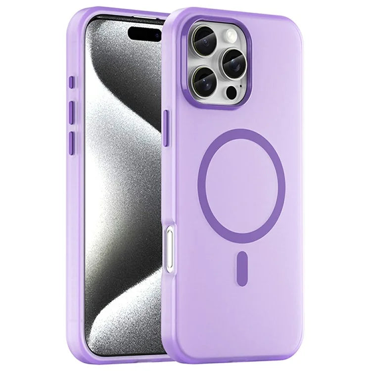 For iPhone 16 Pro Max Case Compatible with MagSafe TPU + PC Slim Matte Translucent Phone Cover