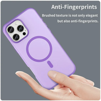 For iPhone 16 Pro Max Case Compatible with MagSafe TPU + PC Slim Matte Translucent Phone Cover