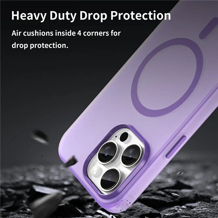 For iPhone 16 Pro Max Case Compatible with MagSafe TPU + PC Slim Matte Translucent Phone Cover