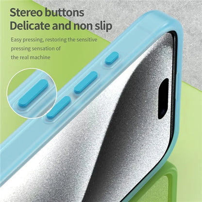 For iPhone 16 Pro Max Case Compatible with MagSafe TPU + PC Slim Matte Translucent Phone Cover