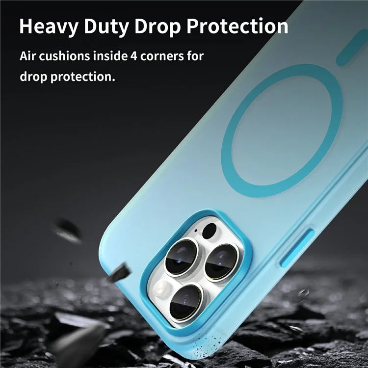 For iPhone 16 Pro Max Case Compatible with MagSafe TPU + PC Slim Matte Translucent Phone Cover