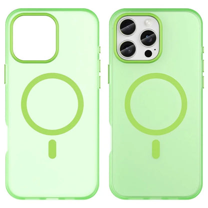 For iPhone 16 Pro Max Case Compatible with MagSafe TPU + PC Slim Matte Translucent Phone Cover