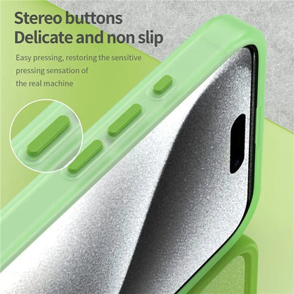 For iPhone 16 Pro Max Case Compatible with MagSafe TPU + PC Slim Matte Translucent Phone Cover