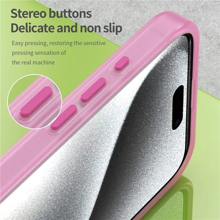 For iPhone 16 Pro Max Case Compatible with MagSafe TPU + PC Slim Matte Translucent Phone Cover