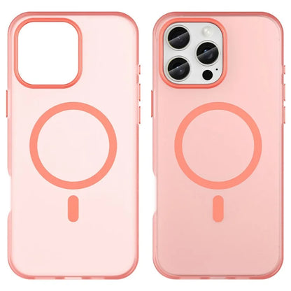 For iPhone 16 Pro Max Case Compatible with MagSafe TPU + PC Slim Matte Translucent Phone Cover