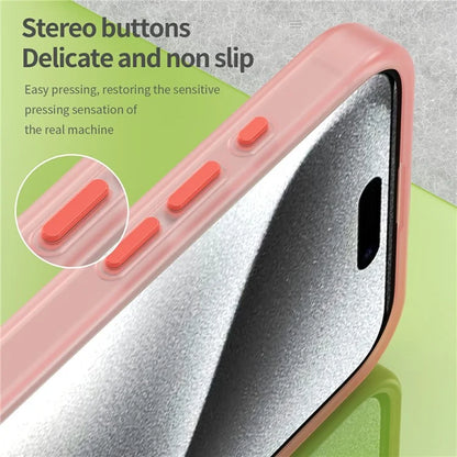 For iPhone 16 Pro Max Case Compatible with MagSafe TPU + PC Slim Matte Translucent Phone Cover
