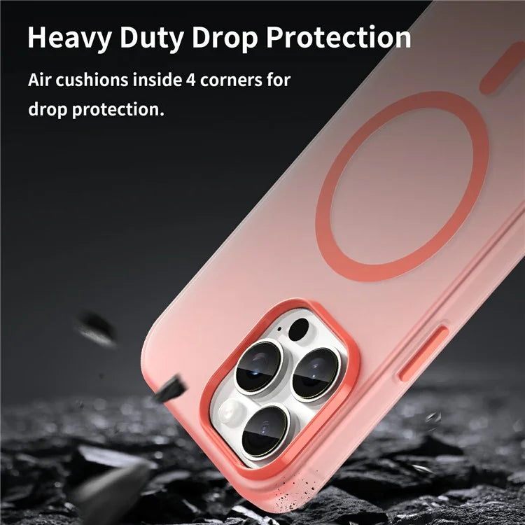 For iPhone 16 Pro Max Case Compatible with MagSafe TPU + PC Slim Matte Translucent Phone Cover