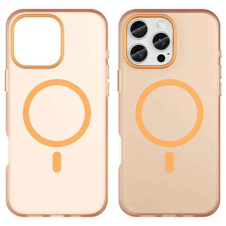 For iPhone 16 Pro Max Case Compatible with MagSafe TPU + PC Slim Matte Translucent Phone Cover