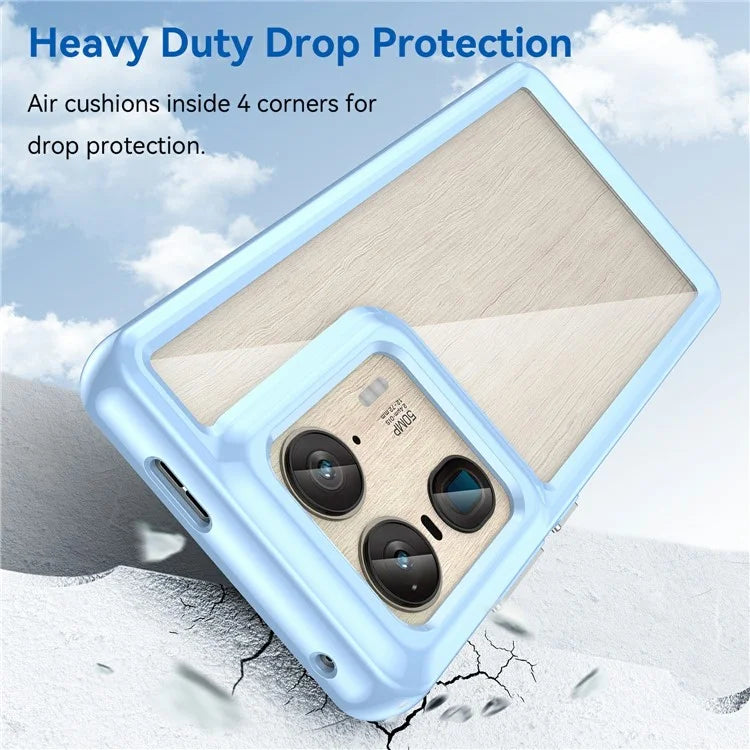 For Motorola Edge 50 Ultra 5G / Moto X50 Ultra 5G Case TPU +Acrylic Protective Clear Phone Cover