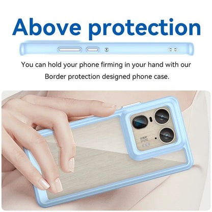 For Motorola Edge 50 Ultra 5G / Moto X50 Ultra 5G Case TPU +Acrylic Protective Clear Phone Cover