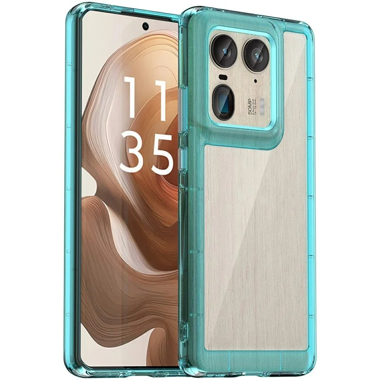 For Motorola Edge 50 Ultra 5G / Moto X50 Ultra 5G Case TPU +Acrylic Protective Clear Phone Cover