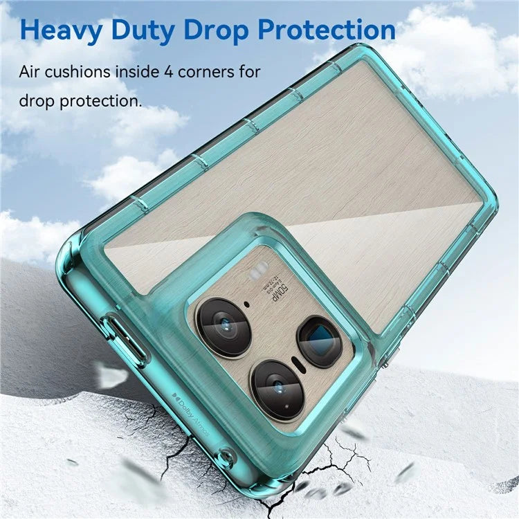For Motorola Edge 50 Ultra 5G / Moto X50 Ultra 5G Case TPU +Acrylic Protective Clear Phone Cover