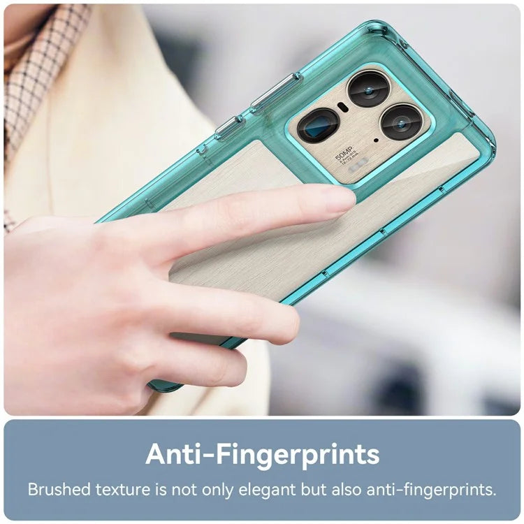 For Motorola Edge 50 Ultra 5G / Moto X50 Ultra 5G Case TPU +Acrylic Protective Clear Phone Cover