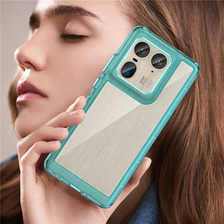 For Motorola Edge 50 Ultra 5G / Moto X50 Ultra 5G Case TPU +Acrylic Protective Clear Phone Cover
