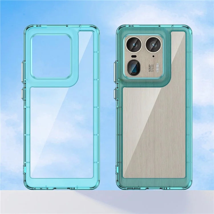 For Motorola Edge 50 Ultra 5G / Moto X50 Ultra 5G Case TPU +Acrylic Protective Clear Phone Cover