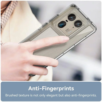 For Motorola Edge 50 Ultra 5G / Moto X50 Ultra 5G Case TPU +Acrylic Protective Clear Phone Cover