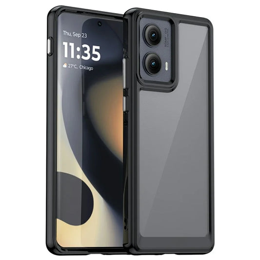 For Motorola Edge (2024) 5G Case TPU +Acrylic Protective Clear Phone Cover