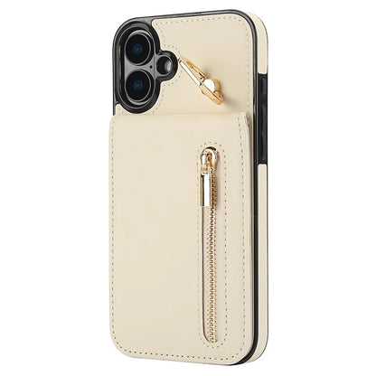 For iPhone 16 Plus Case RFID Blocking Ring Kickstand Retro Leather+TPU Anti-Fall Phone Cover