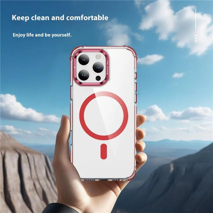 For iPhone 16 Pro Case with Lens Kickstand Drop-Proof Phone Cover Compatible with MagSafe