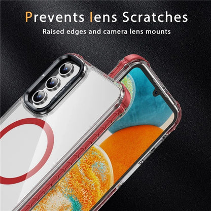 For Samsung Galaxy S24+ Case with Lens Kickstand Drop-Proof Phone Cover Compatible with MagSafe