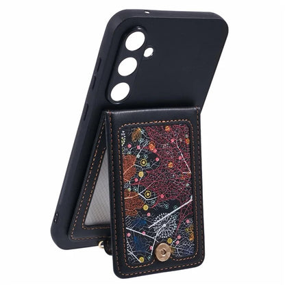 For Samsung Galaxy S23 FE Phone Case with Galaxy Card Bag Kickstand RFID Blocking