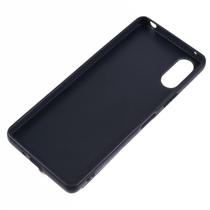 For Sony Xperia 10 VI Phone Case with Galaxy Card Bag Kickstand RFID Blocking
