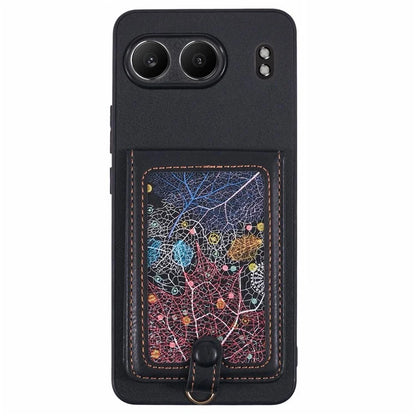 For OnePlus Nord 4 Phone Case with Galaxy Card Bag Kickstand RFID Blocking