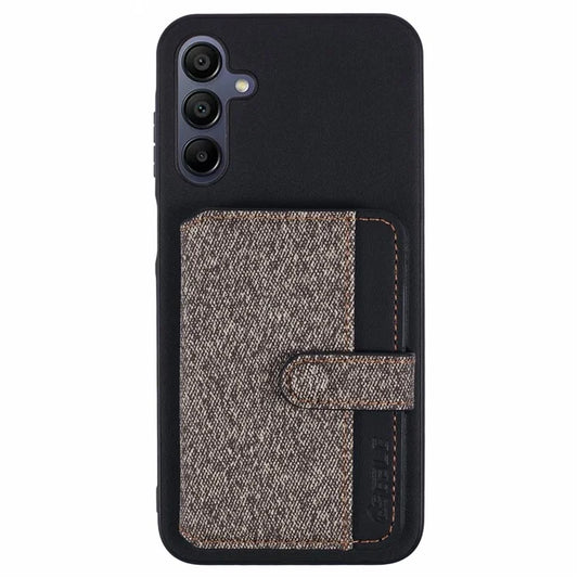 For Samsung Galaxy A15 5G  /  4G Phone Case Adhesive Card Bag Color Matching with Kickstand