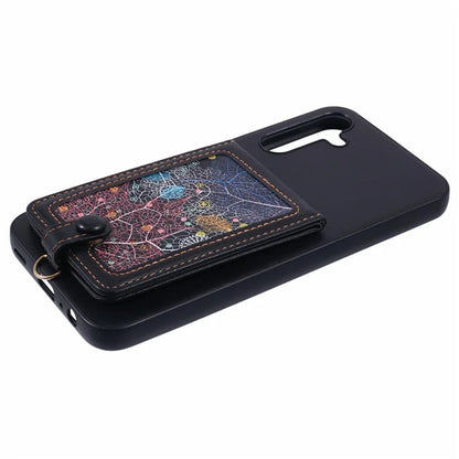 For Samsung Galaxy A15 4G  /  5G Phone Case with Galaxy Card Bag Kickstand RFID Blocking