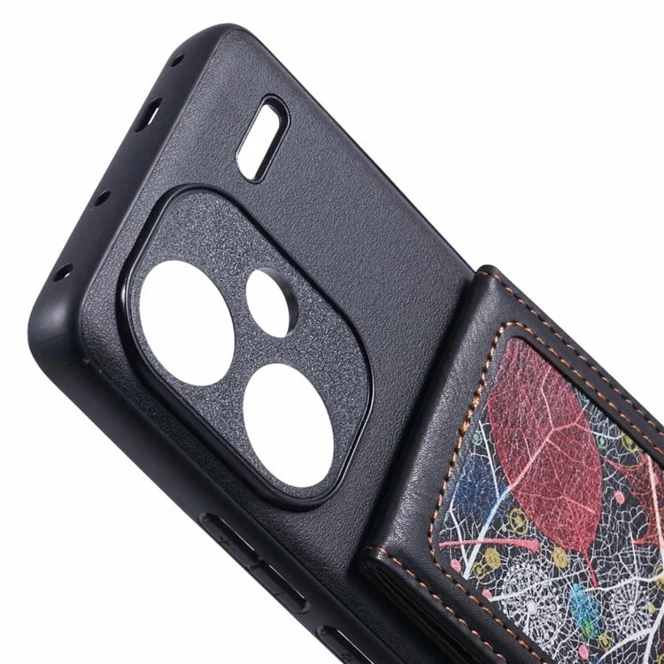 For Xiaomi Redmi Note 13 Pro+ 5G Phone Case with Galaxy Card Bag Kickstand RFID Blocking