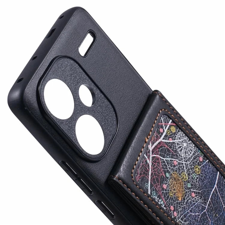 For Xiaomi Redmi Note 13 Pro+ 5G Phone Case with Galaxy Card Bag Kickstand RFID Blocking